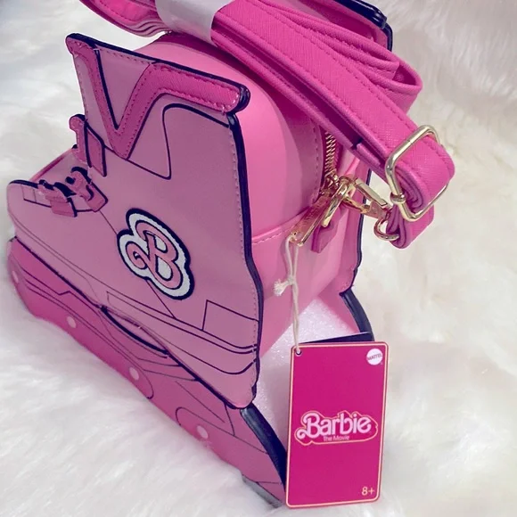 Barbie Loungefly AMC Exclusive Roller Skate Crossbody Bag LE 1000 - Picture 11 of 15